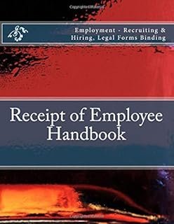 Receipt of Employee Handbook - Employment - Recruiting & Hiring, Legal Forms Binding