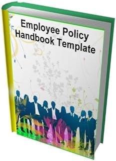 Employee policy handbook template