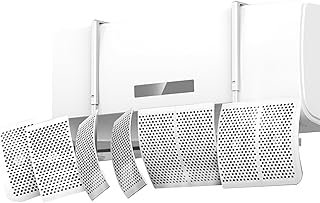 Air Conditioner Deflector, Adjustable Windshield Wind Guide, Bearing Weight 1.5kg, 35.43x7.87 Inches, Ideal for Preventing...